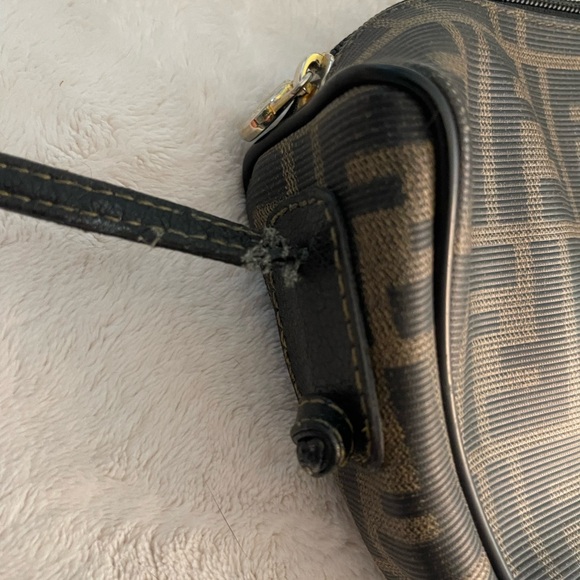 RARE VINTAGE FENDI POCHETTE ZUCCA BAGUETTE BAG - Picture 10 of 10